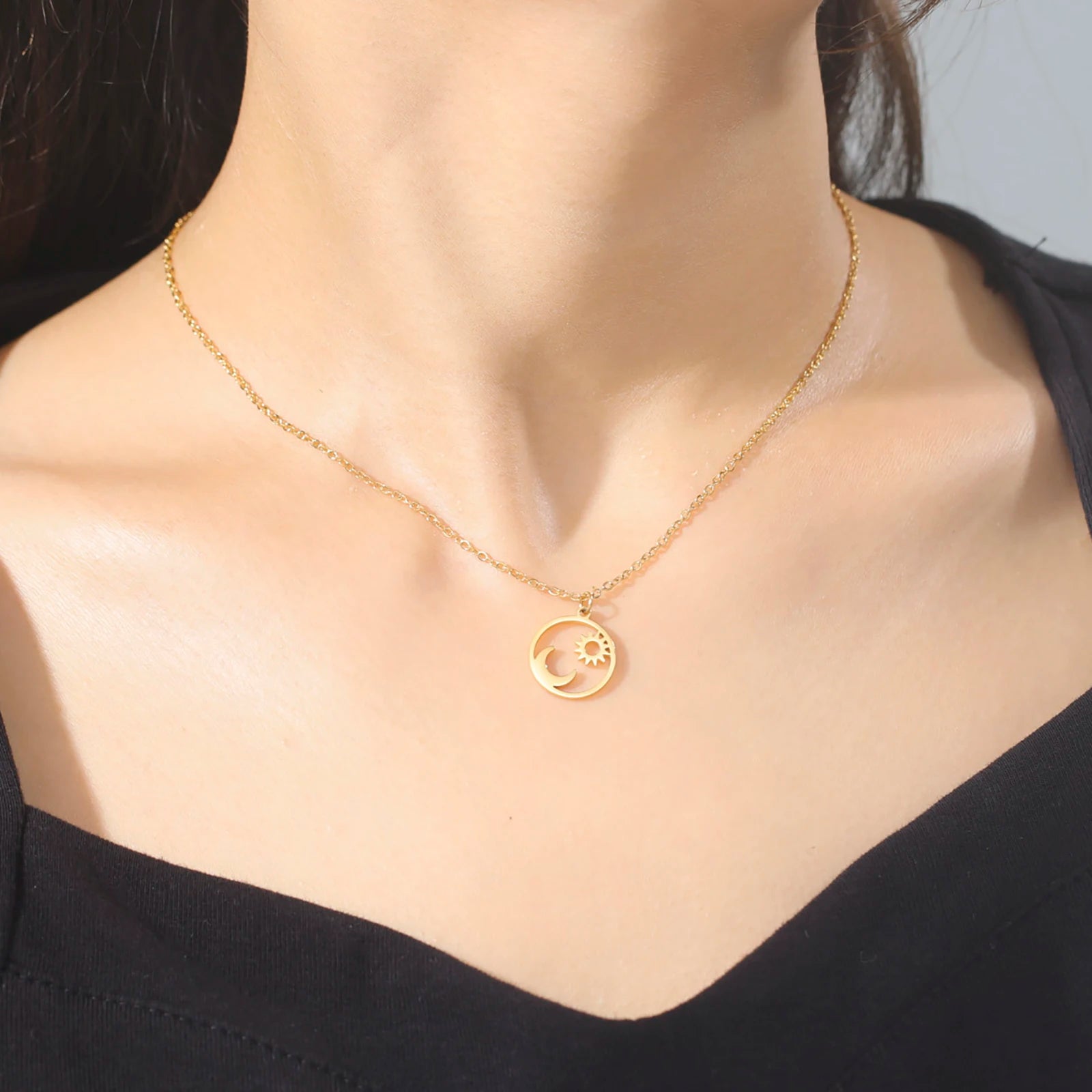 COLLIER SOLEIL LUNAIRE