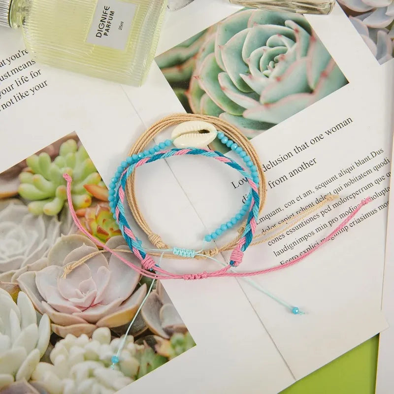 ENSEMBLE DE BRACELETS PLAGE